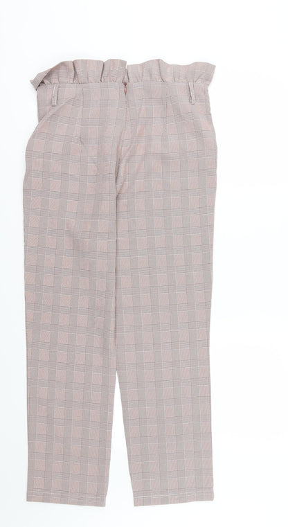 Retro & Icone Womens Red Striped Rayon Trousers  Size L L26 in