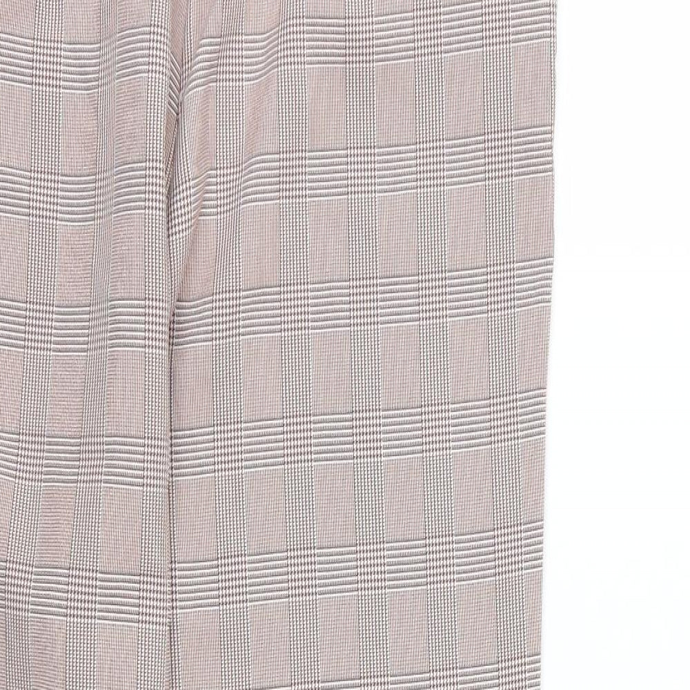 Retro & Icone Womens Red Striped Rayon Trousers  Size L L26 in