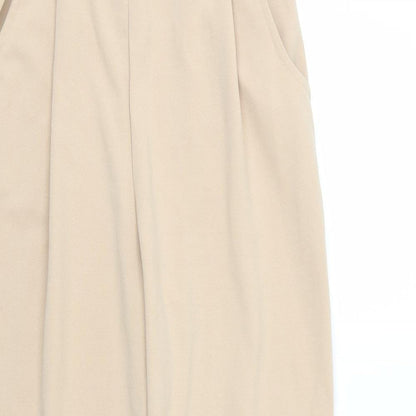Stylewise Womens Beige   Trousers  Size 12 L26 in