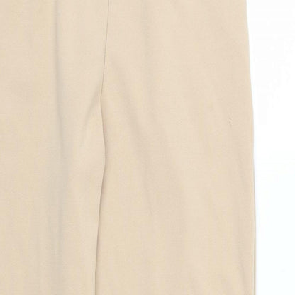 Stylewise Womens Beige   Trousers  Size 12 L26 in