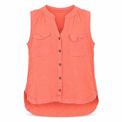 NET Womens Pink  Jersey Basic Blouse Size 10