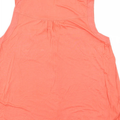 NET Womens Pink  Jersey Basic Blouse Size 10