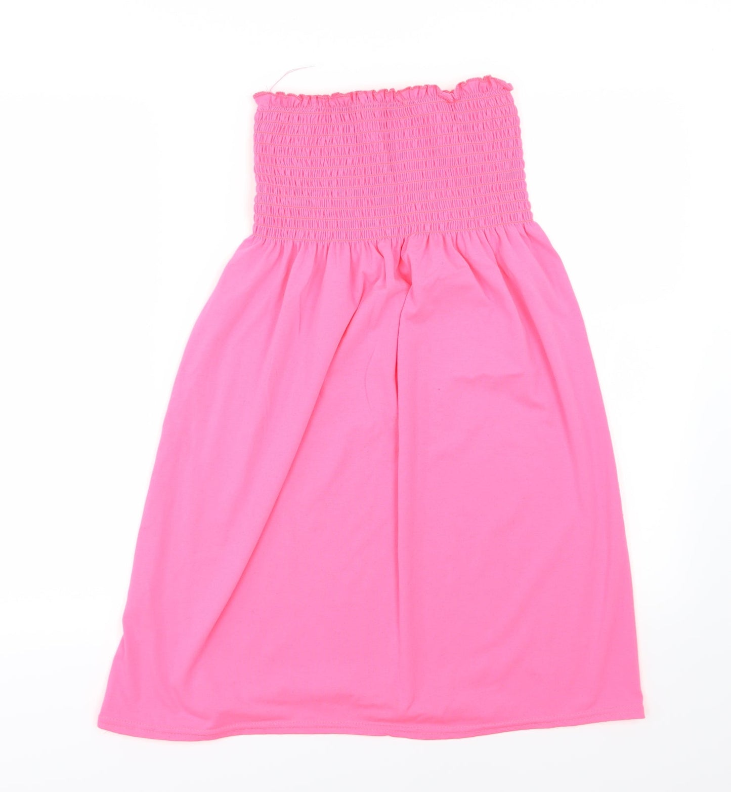 Boohoo Womens Pink  Jersey A-Line  Size 10