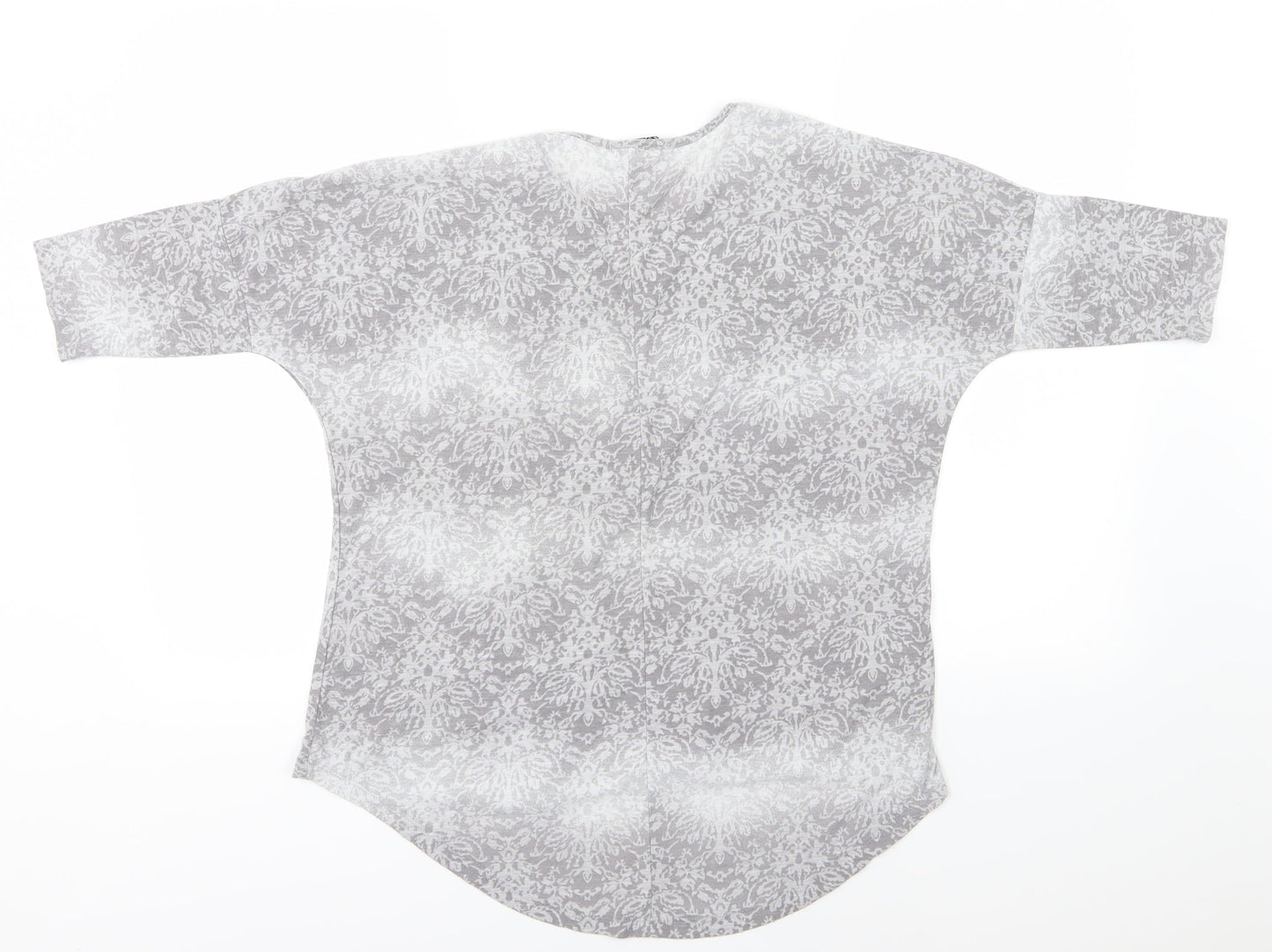 Womens UK Size 12 Select Grey Basic T-Shirt