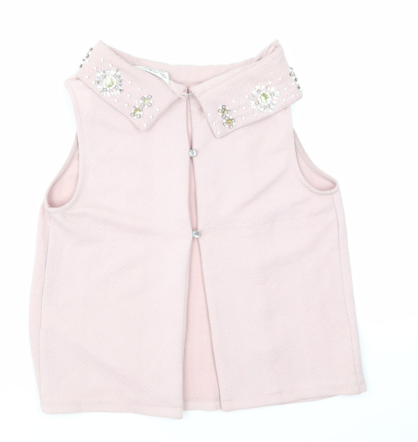 Miss Selfridge Womens Pink   Basic T-Shirt Size 8