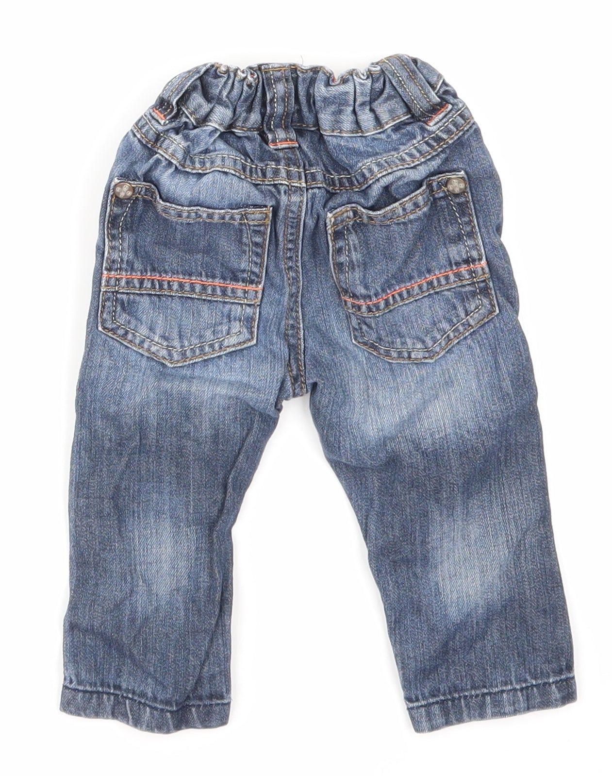 NEXT Boys Blue  Denim Cargo Jeans Size 6-9 Months
