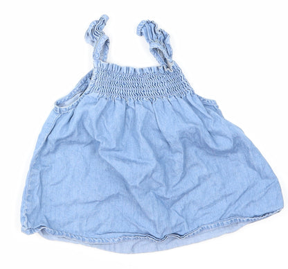 oldnavy Girls Blue  Denim Basic Blouse Size 3 Years