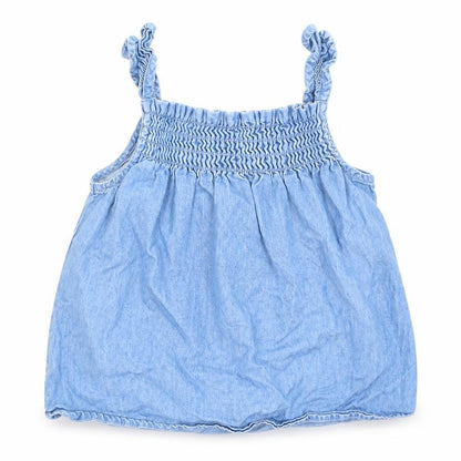 oldnavy Girls Blue  Denim Basic Blouse Size 3 Years