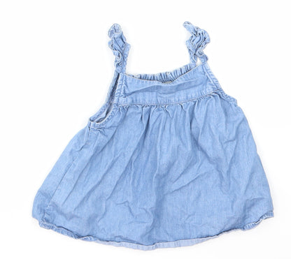 oldnavy Girls Blue  Denim Basic Blouse Size 3 Years