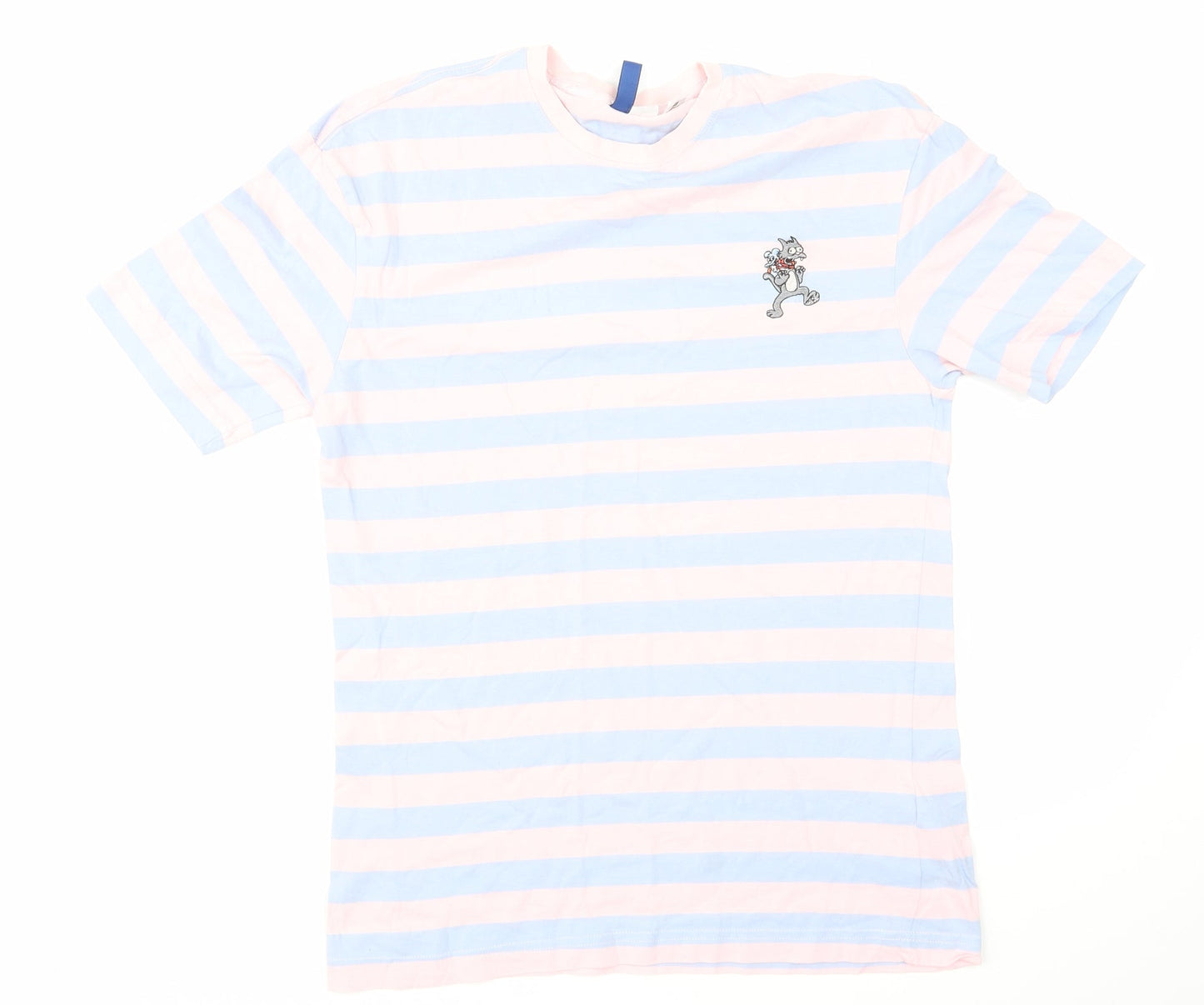 Primark Womens Blue Striped  Top Pyjama Top Size XS
