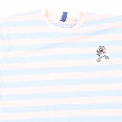 Primark Womens Blue Striped  Top Pyjama Top Size XS