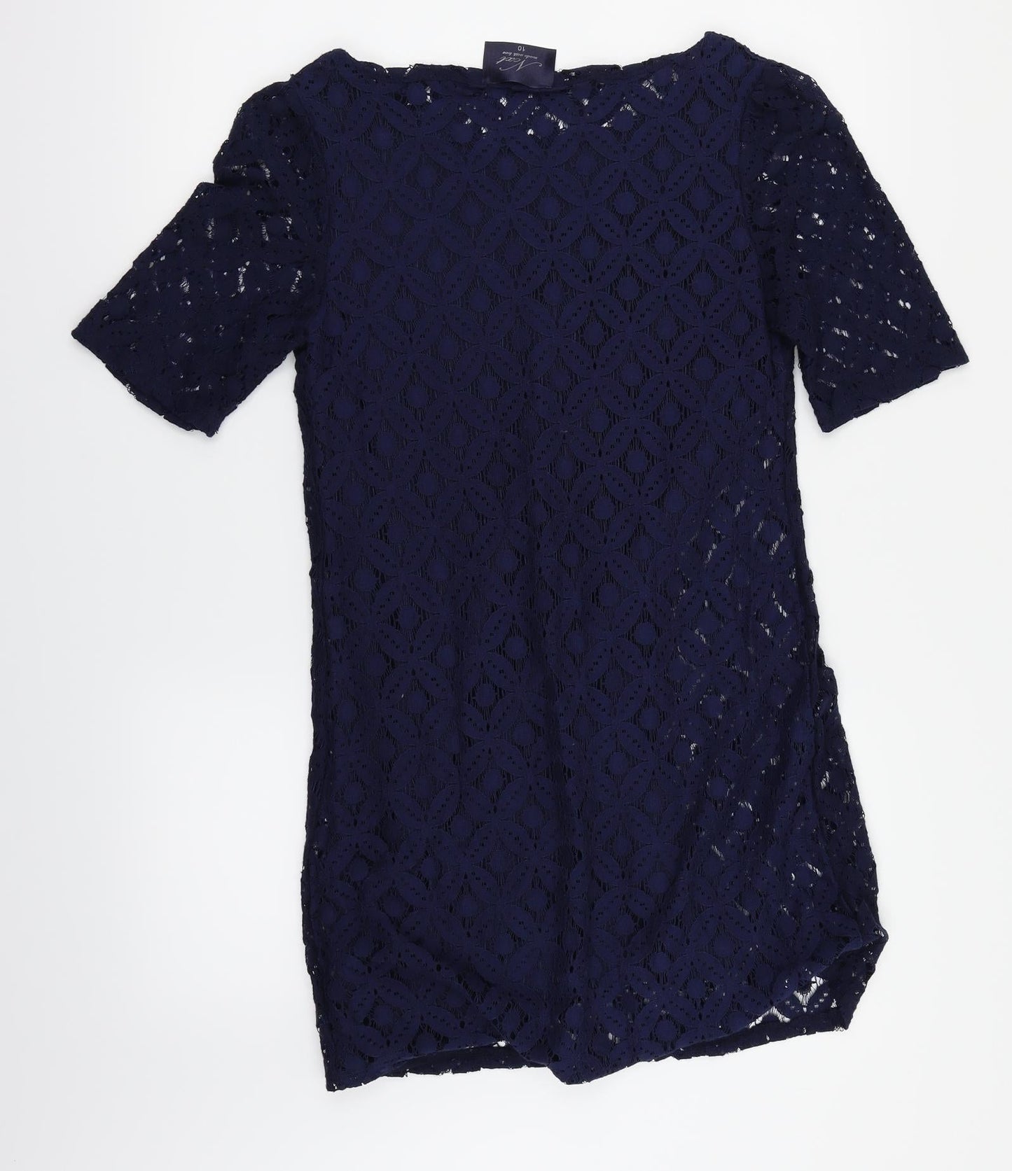 NEXT Womens Blue Floral  Pencil Dress  Size 10