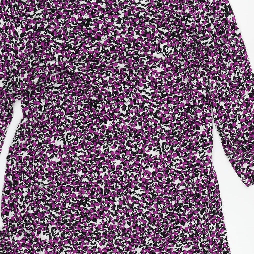 Womens UK Size 10 George Multicoloured Basic Blouse