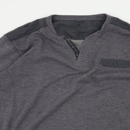 Easy Mens Grey   Pullover Jumper Size 2XL