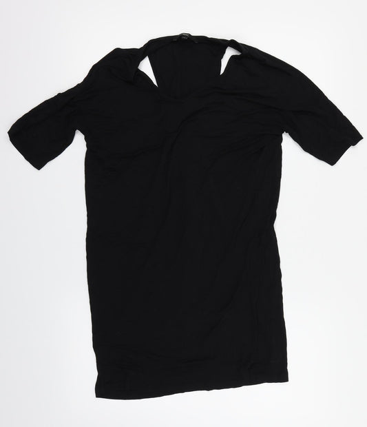 NEXT Womens Black   Basic T-Shirt Size 8