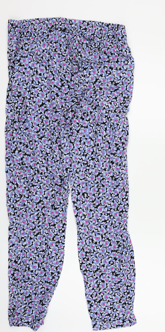 Womens UK Size 12 Dorothy Perkins Regular Fit Jogger Multicoloured Trousers