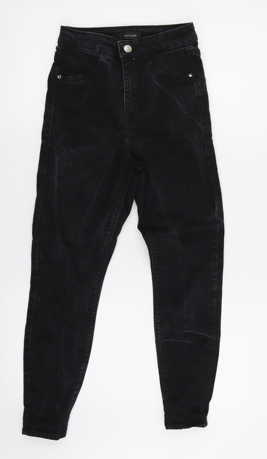 River Island Womens Black   Skinny Jeans Size 6 L24 in