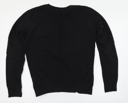 Cedar Wood State Mens Black   Henley Jumper Size S