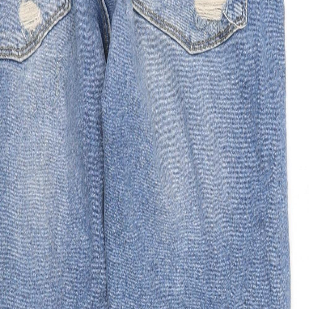 Womens UK Size M pre worn Regular Fit Straight Blue Jeans