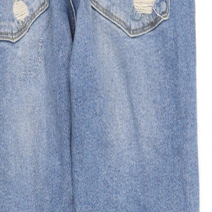 Womens UK Size M pre worn Regular Fit Straight Blue Jeans