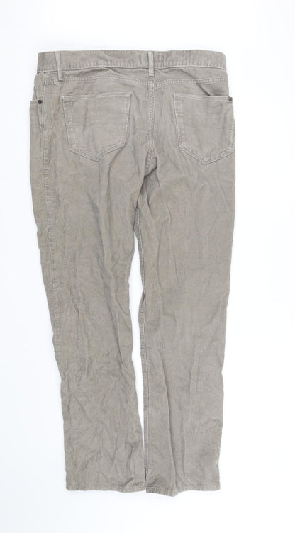 m&s Womens Grey   Trousers  Size L L33 in