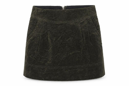 ken Womens Green   Flare Skirt Size 8