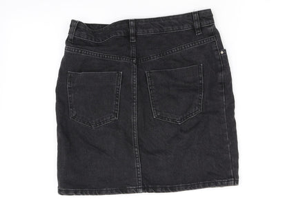 ASOS Womens Black   Flare Skirt Size 8