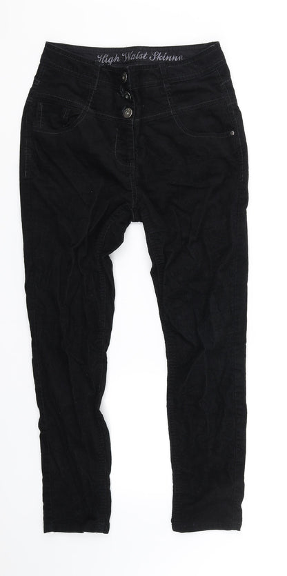 Womens UK Size 10 NEXT Regular Fit  Black Trousers