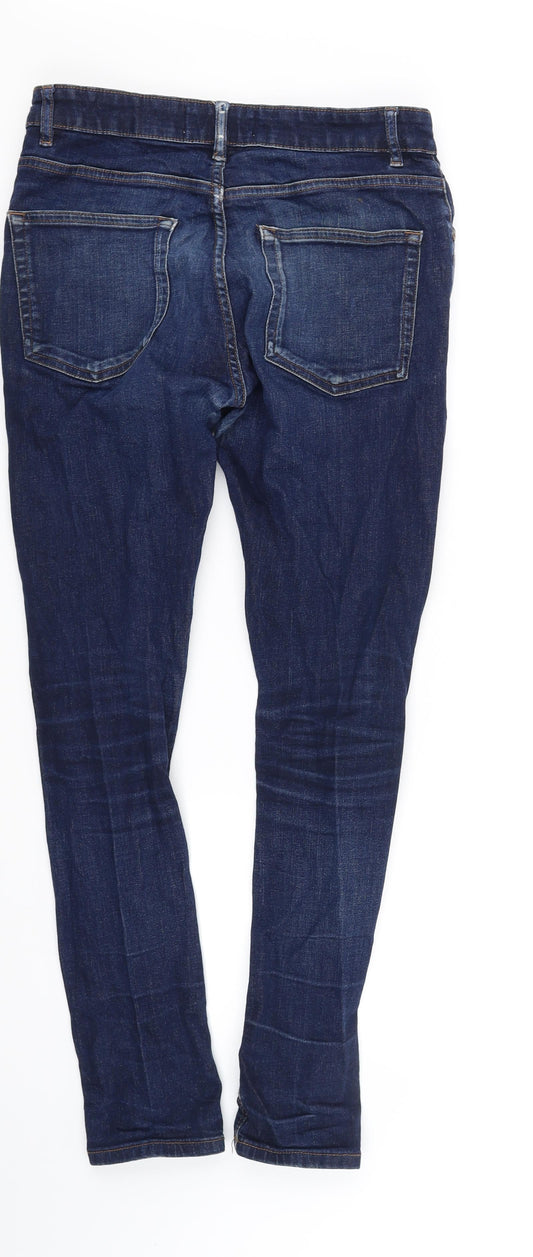 NEXT Womens Blue   Skinny Jeans Size S L32 in