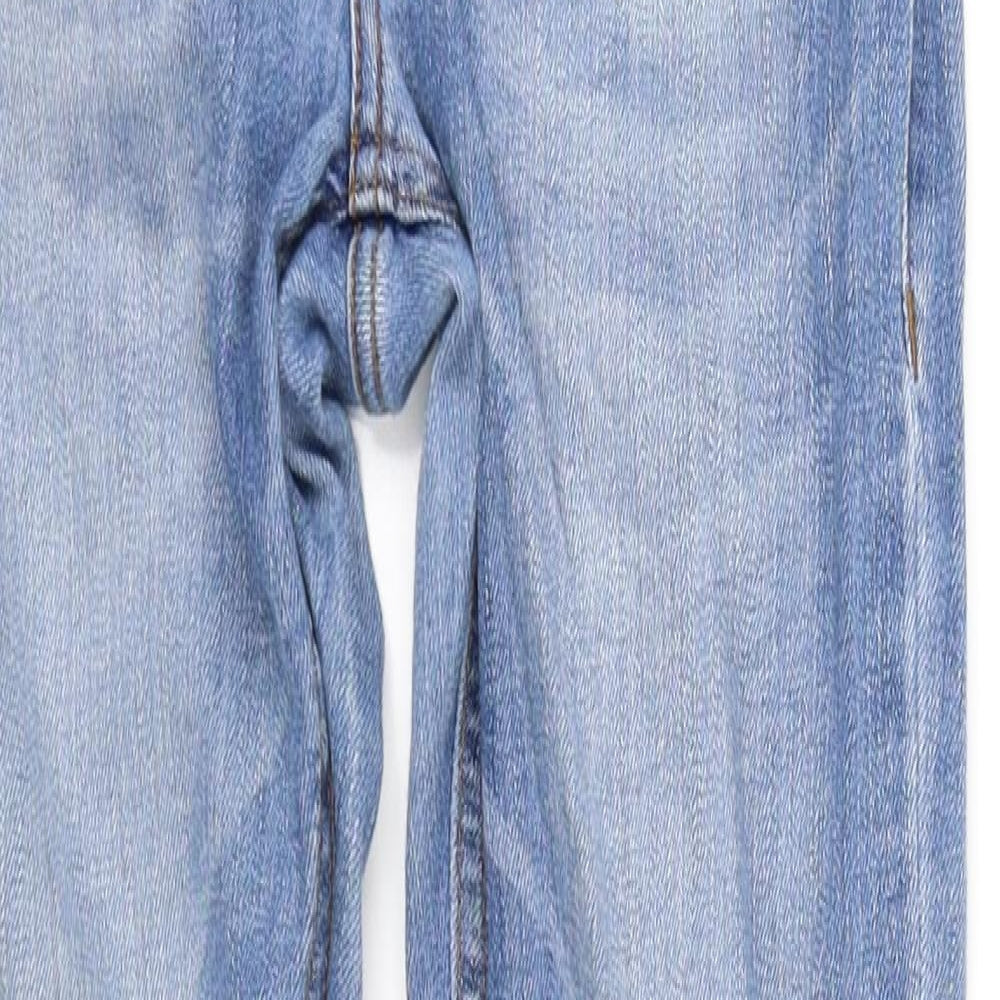 Womens UK Size S pre worn Regular Fit Straight Blue Jeans