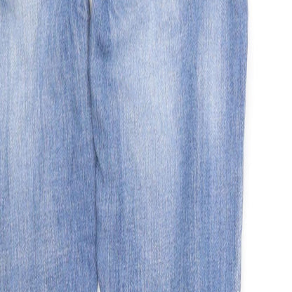 Womens UK Size S pre worn Regular Fit Straight Blue Jeans