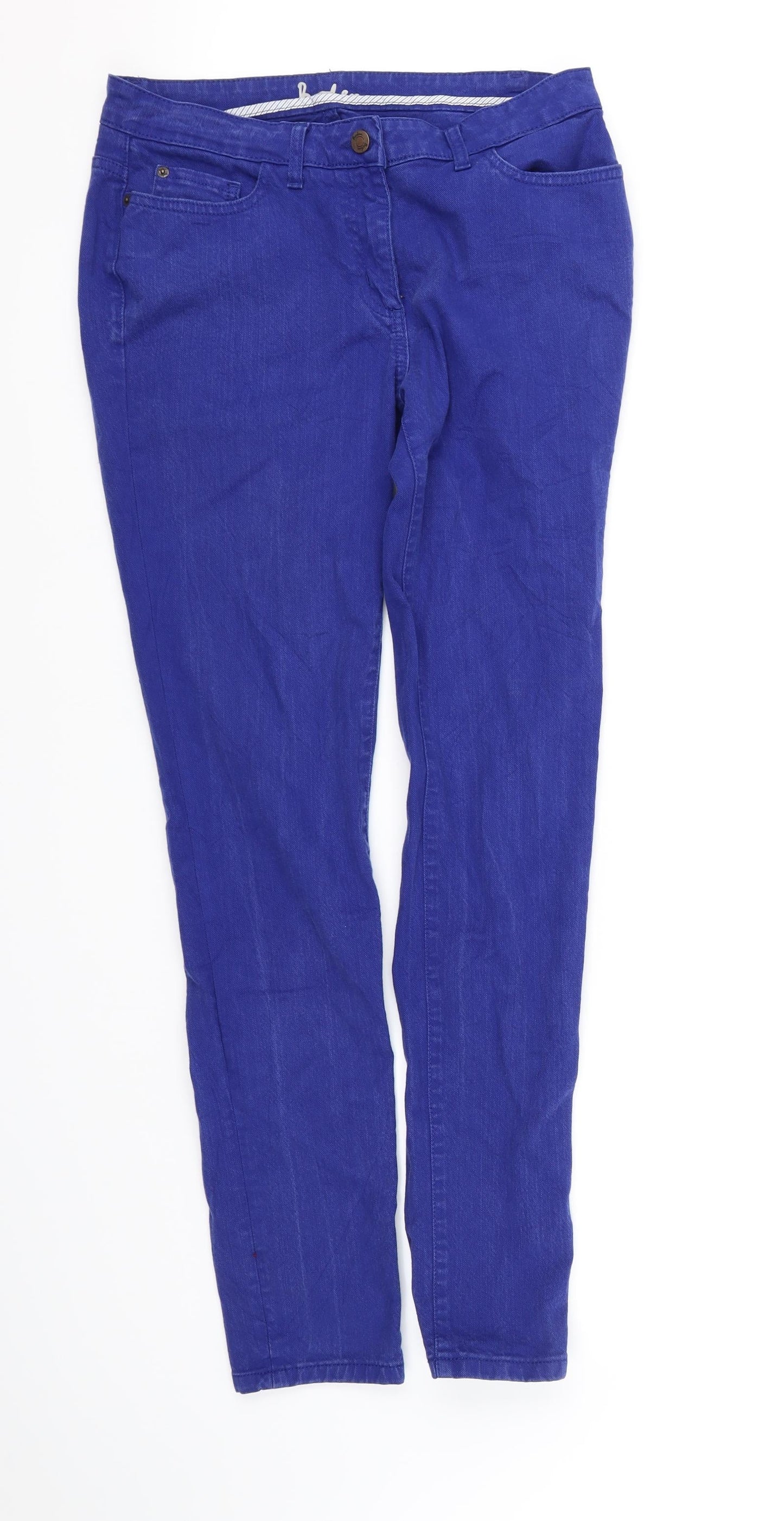 Womens UK Size S pre worn Regular Fit Straight Blue Jeans