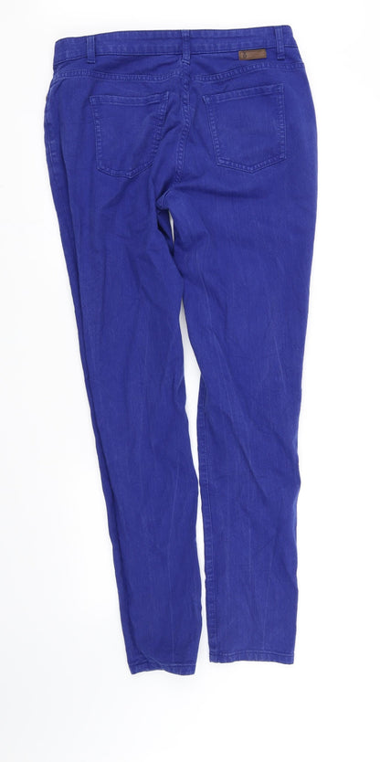 Womens UK Size S pre worn Regular Fit Straight Blue Jeans