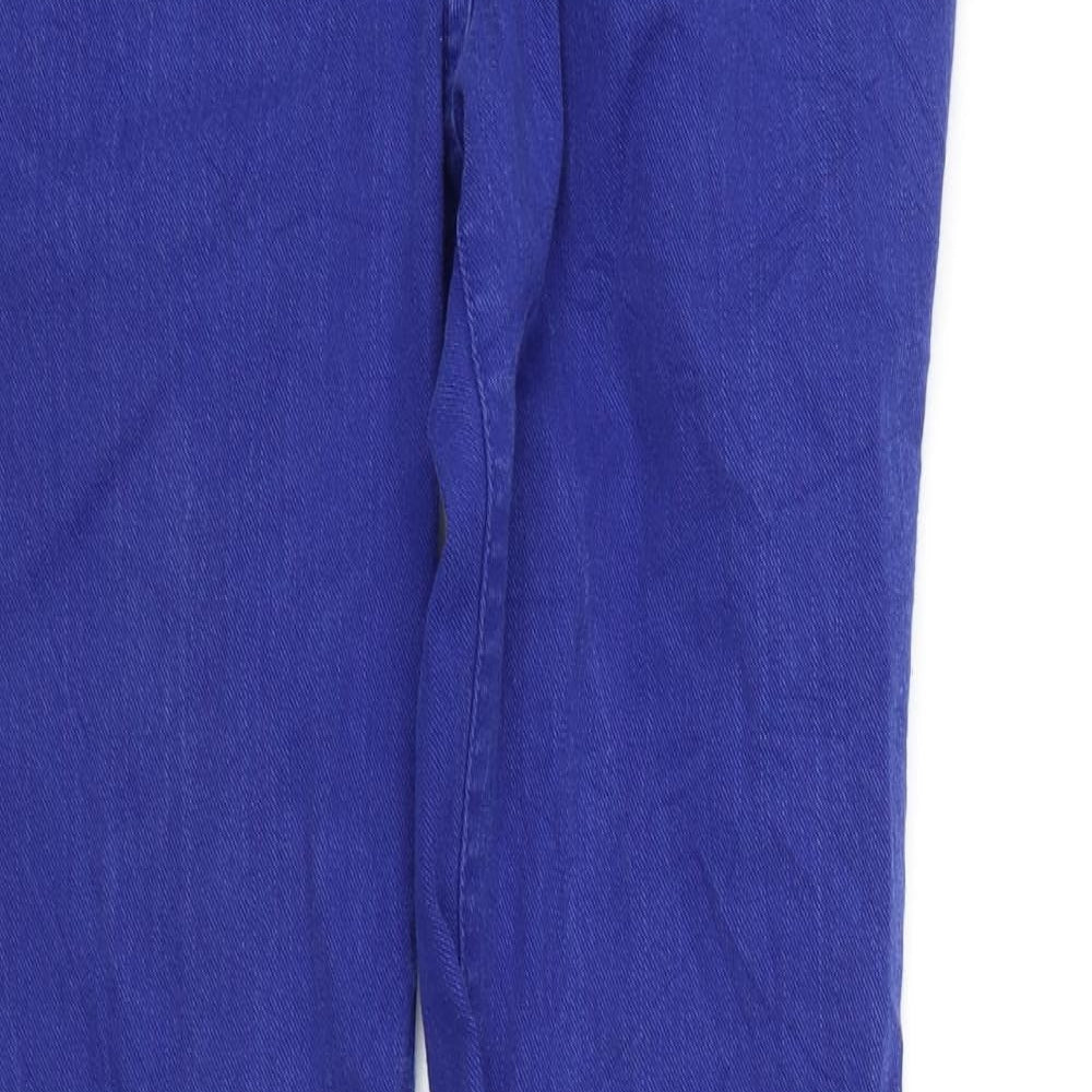 Womens UK Size S pre worn Regular Fit Straight Blue Jeans