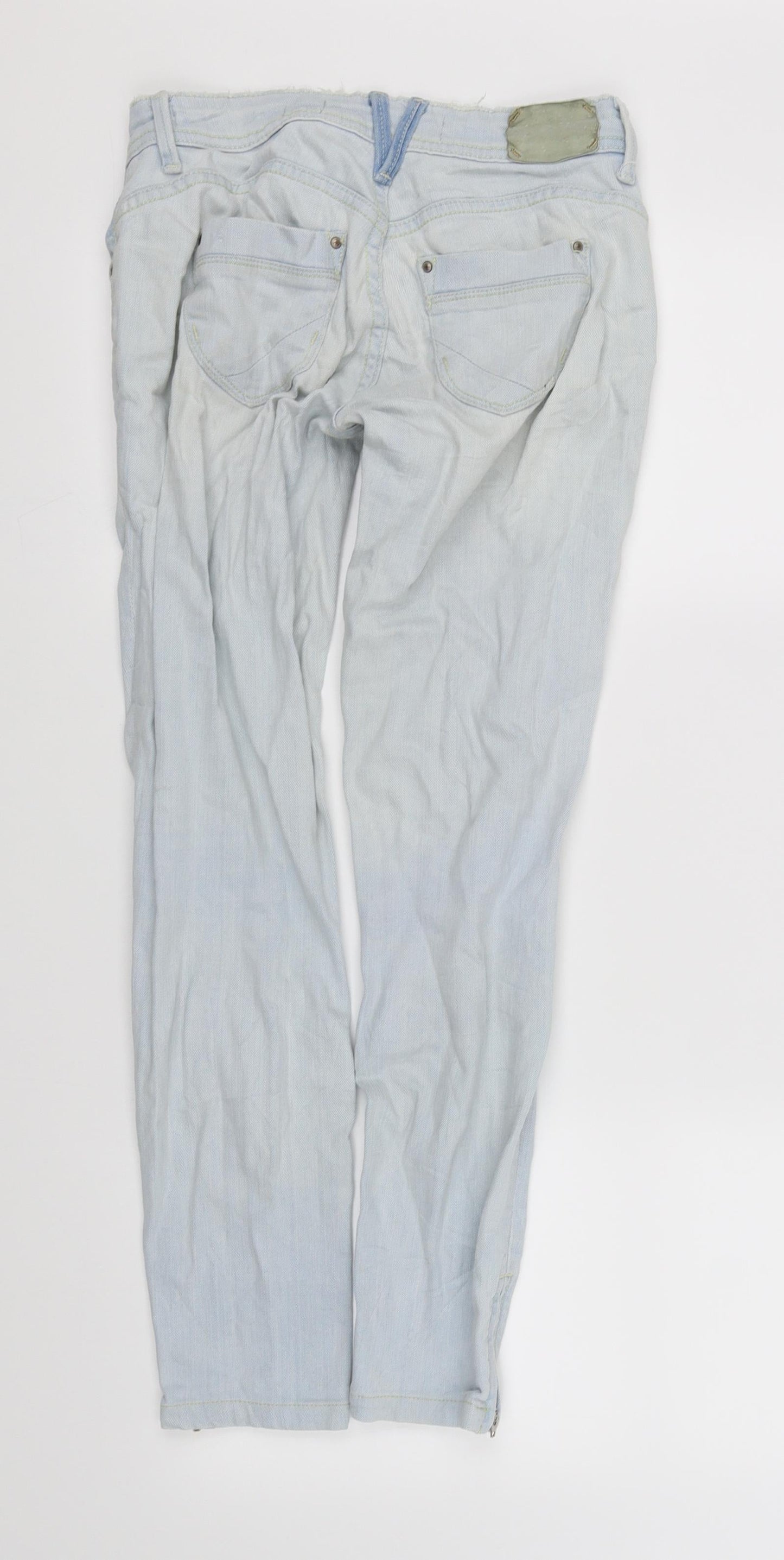 Womens UK Size 6 pre worn Regular Fit Straight Blue Jeans