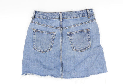 Womens UK Size 8 Topshop Flare  Skirt