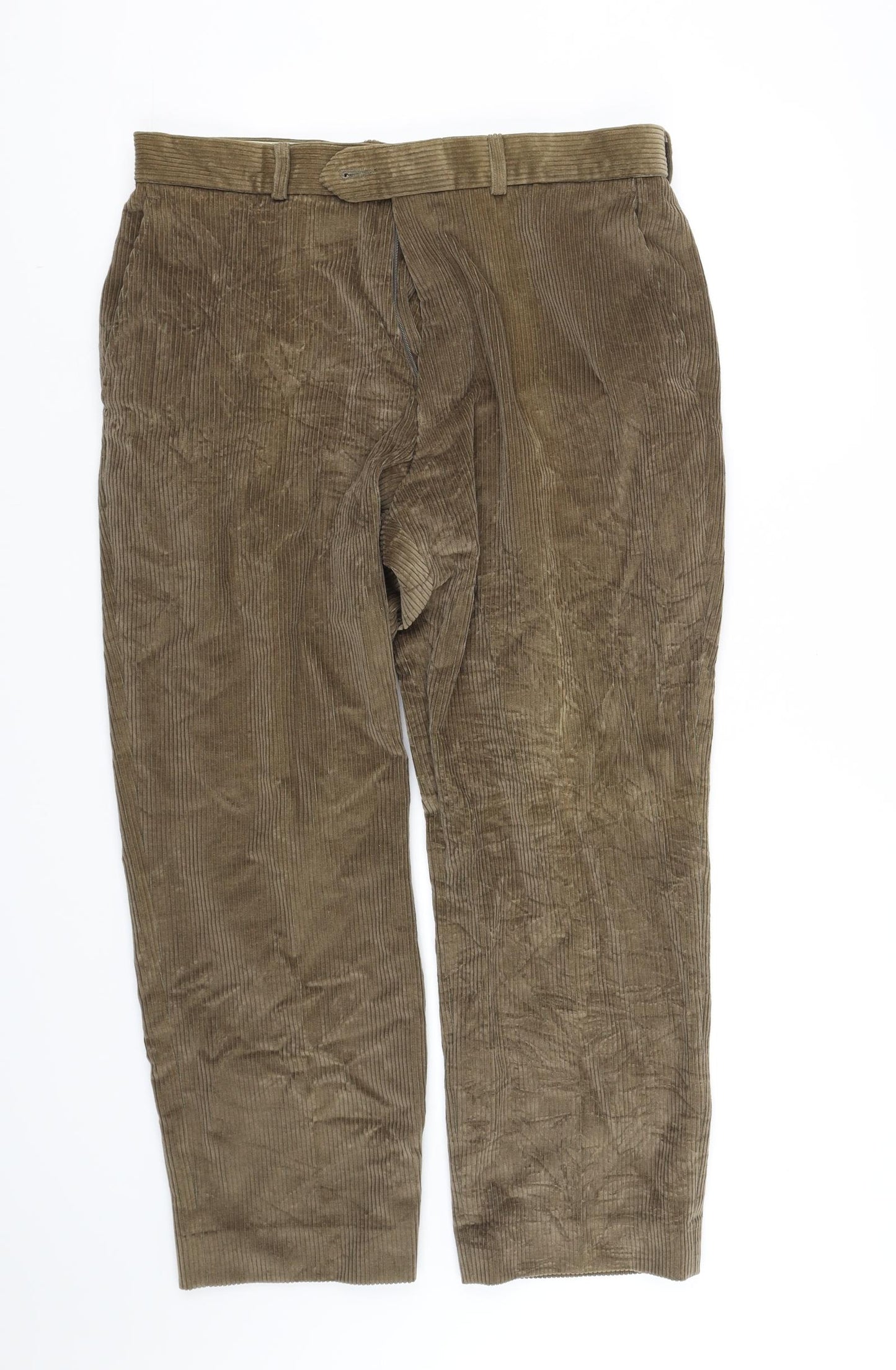 Womens UK Size L pre worn Regular Fit  Brown Trousers