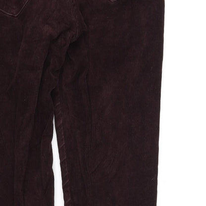 Womens UK Size 8 m&s Regular Fit  Purple Trousers