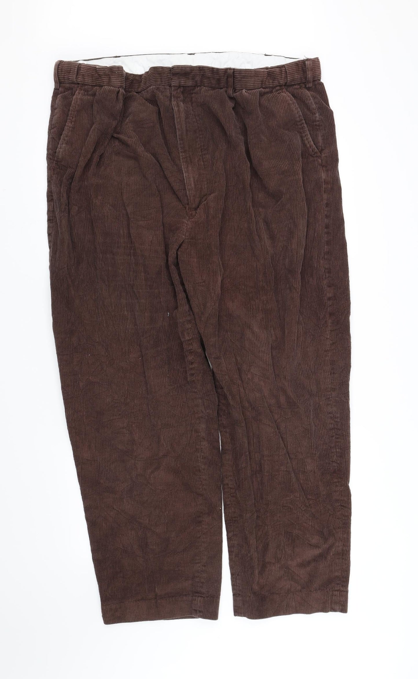 Womens UK Size 48 in pre worn Regular Fit  Brown Trousers