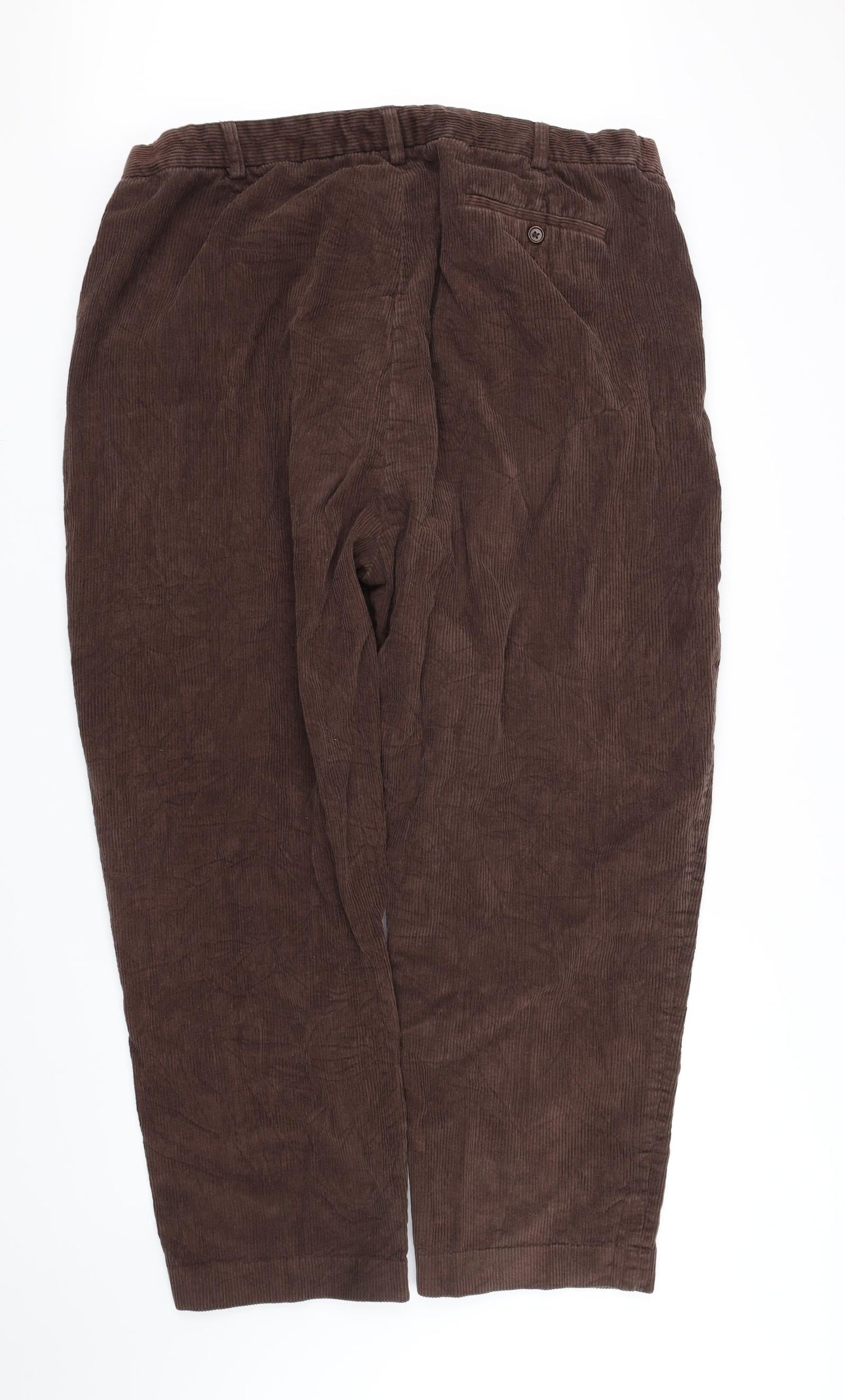 Womens UK Size 48 in pre worn Regular Fit  Brown Trousers