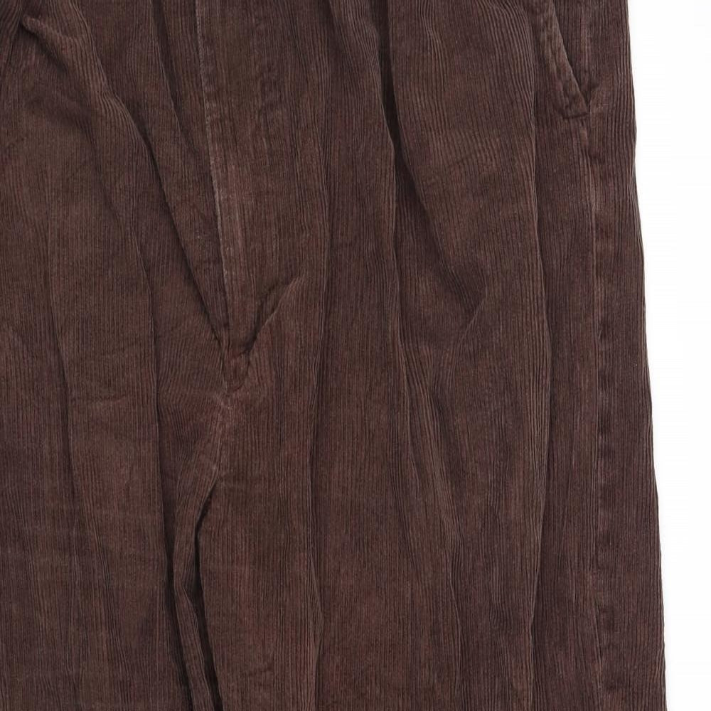 Womens UK Size 48 in pre worn Regular Fit  Brown Trousers