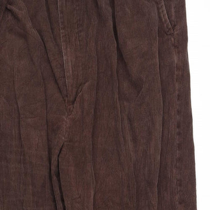 Womens UK Size 48 in pre worn Regular Fit  Brown Trousers