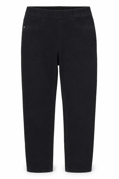 pre worn Girls Black   Straight Jeans Size 9 Years