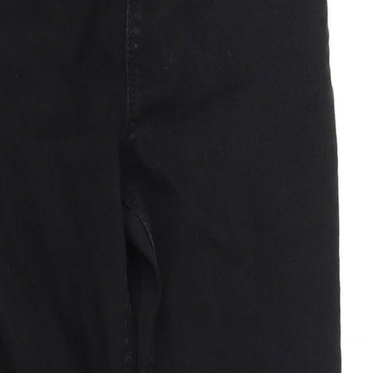 pre worn Girls Black   Straight Jeans Size 9 Years
