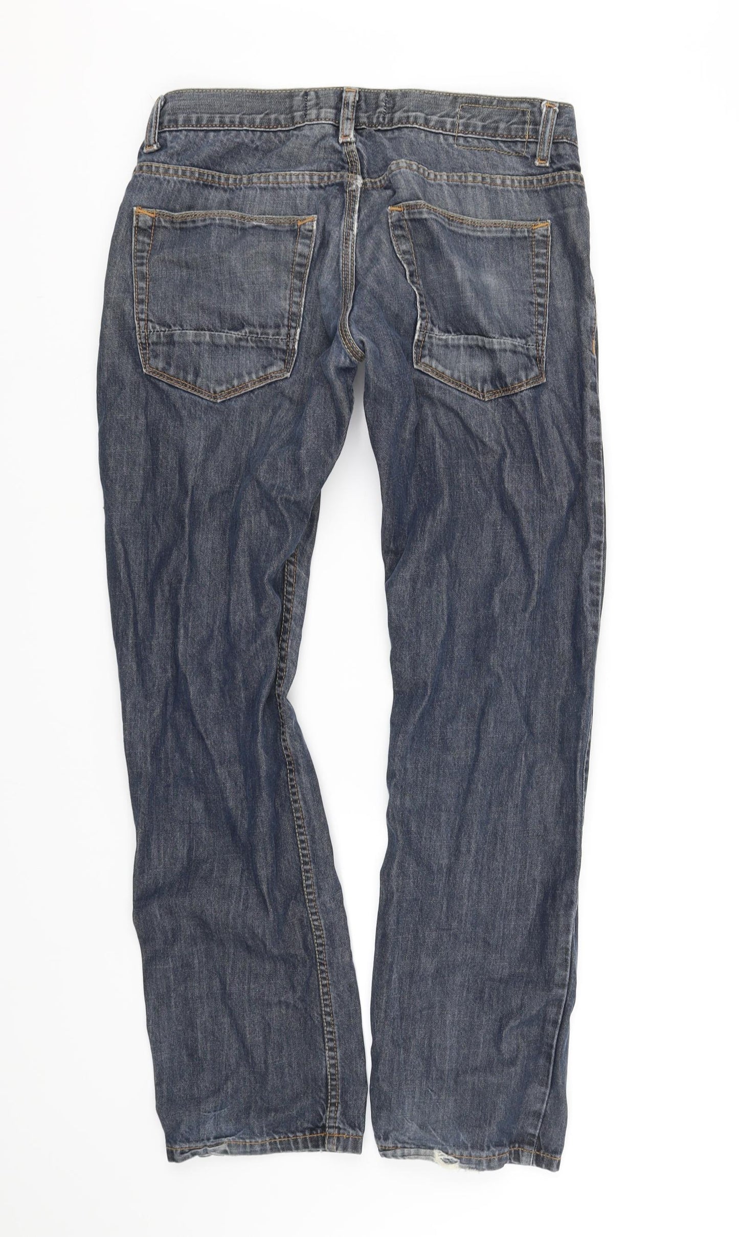 Womens UK Size 32 in pre worn Regular Fit Straight Blue Jeans