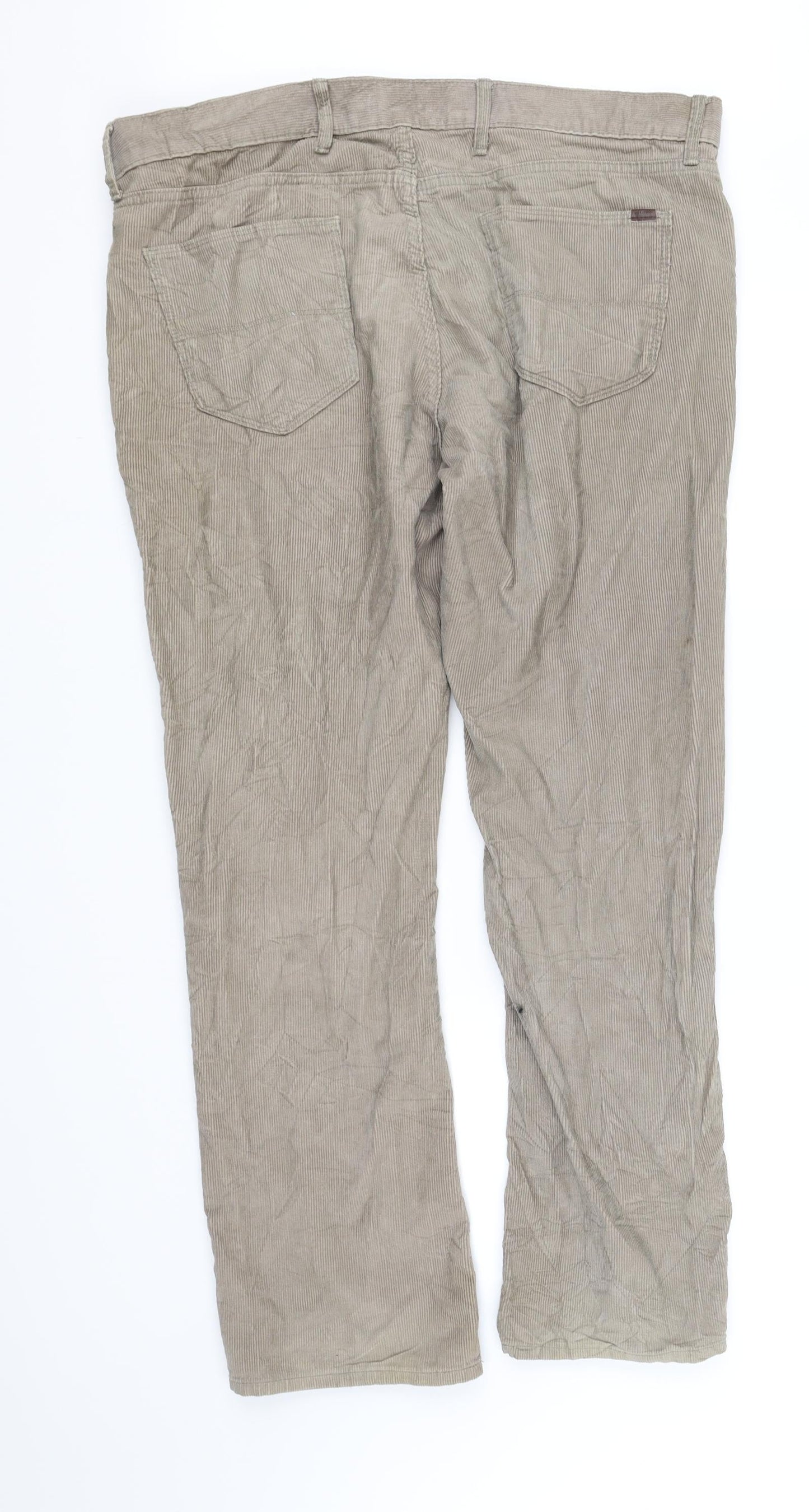 Womens UK Size L pre worn Regular Fit  Beige Trousers