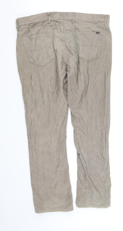 Womens UK Size L pre worn Regular Fit  Beige Trousers