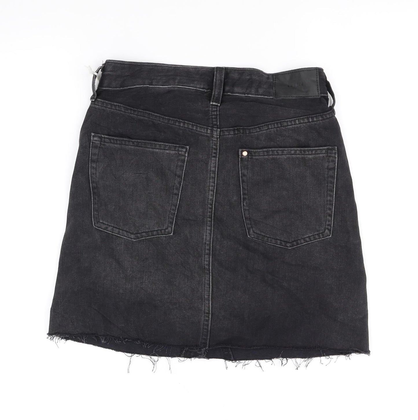 deniem co Womens Black   Flare Skirt Size 6