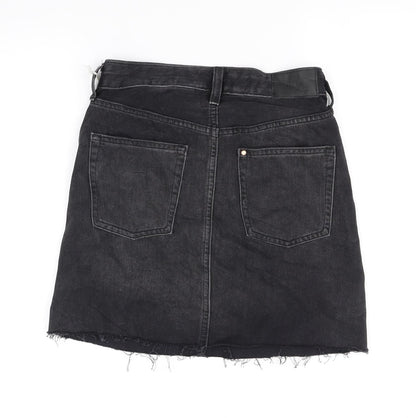 deniem co Womens Black   Flare Skirt Size 6