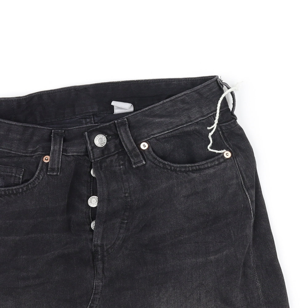 deniem co Womens Black   Flare Skirt Size 6